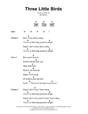  「Three Little Birds」 心を穏やかに包み込む、陽気なメロディーと希望に満ちた歌詞